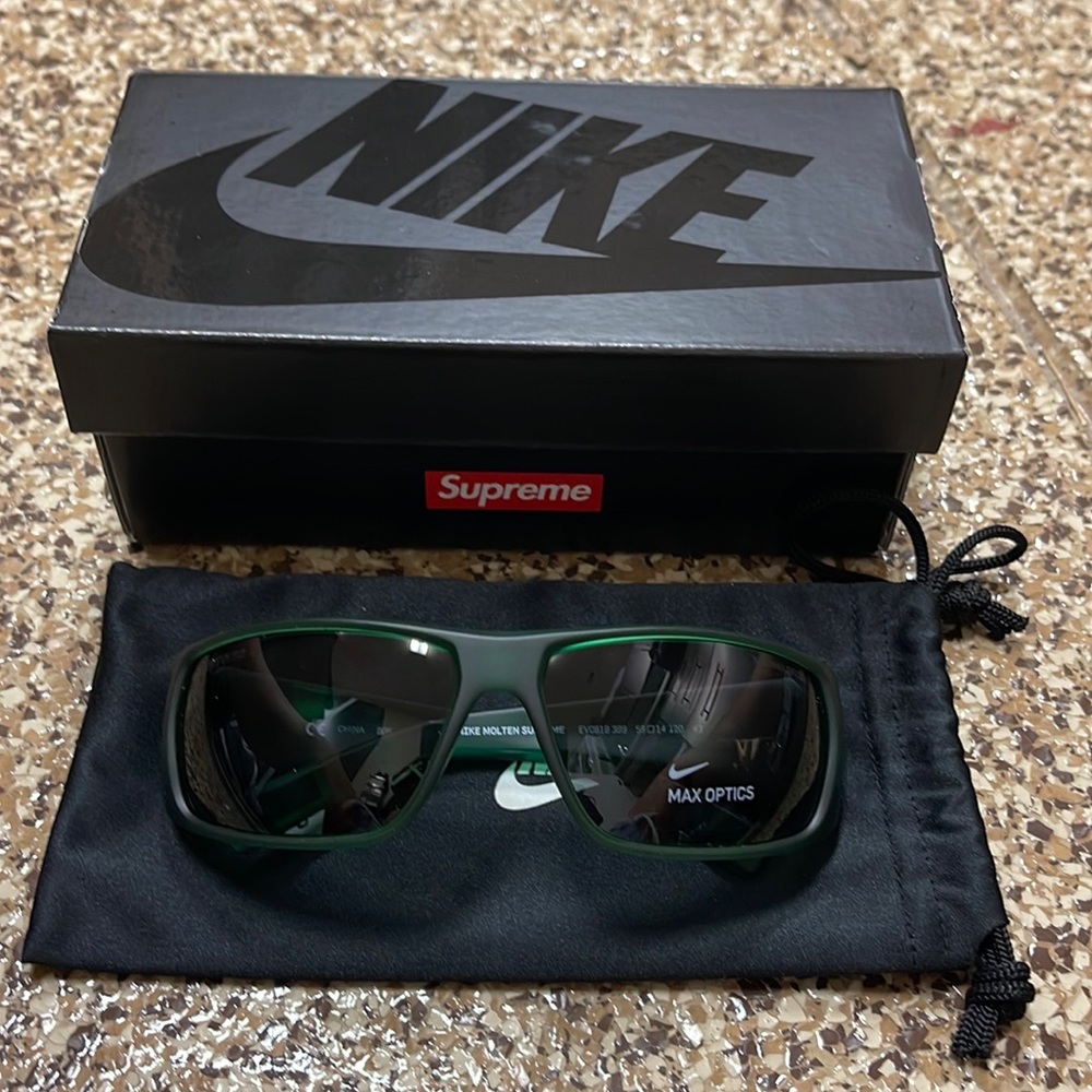 Nike x Supreme limited edition Molten supreme sunglasses